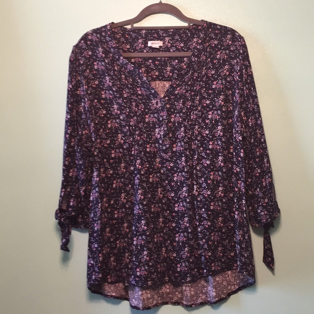 Navy Westport (Dressbarn) blouse